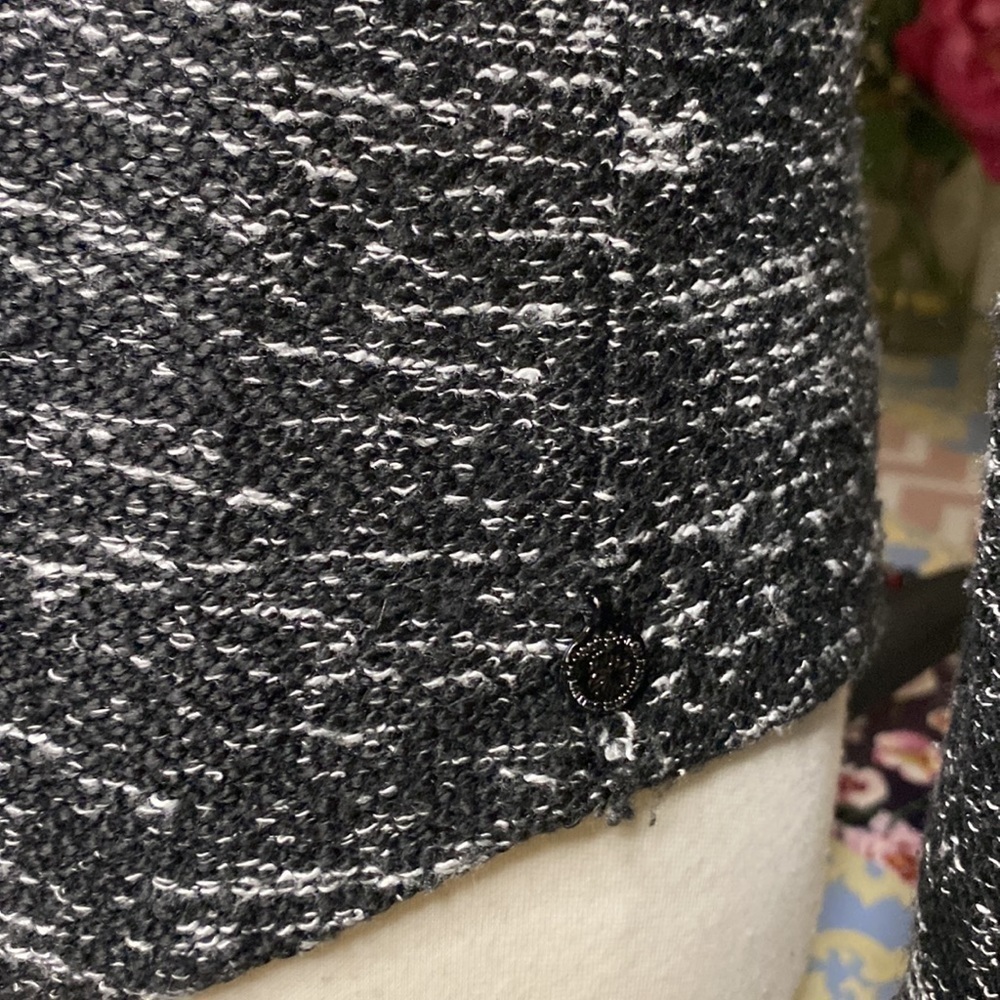 🌷MAISON Scotch🌷 Chunky Knit Vegan Leather Accent Sweater - Picture 4 of 8